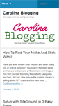 Mobile Screenshot of carolinablogging.com